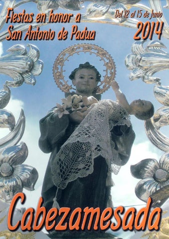 Fiestas patronales en honor a San Antonio de Padua 2014 Cabezamesada